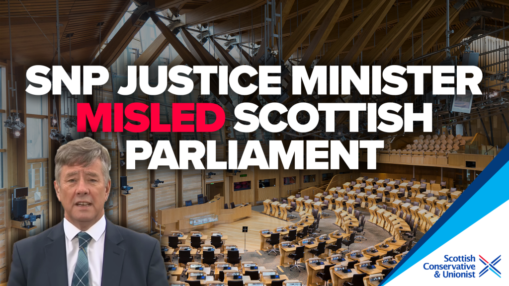 SNP Justice Secretary accused of misleading Scottish Parliament - Featured Image