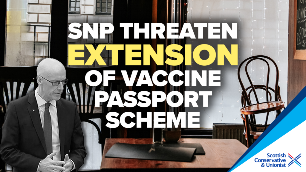 SNP threaten extension of Covid vaccine passport scheme - feature image