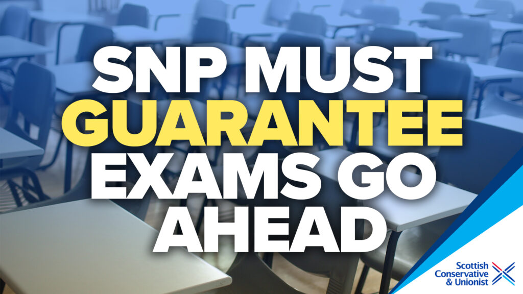 SNP must guarantee exams go ahead as planned - Featured Image