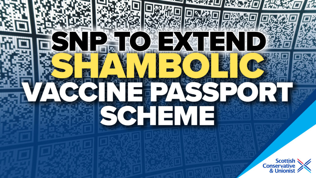 SNP to extend vaccine passport scheme - featured image