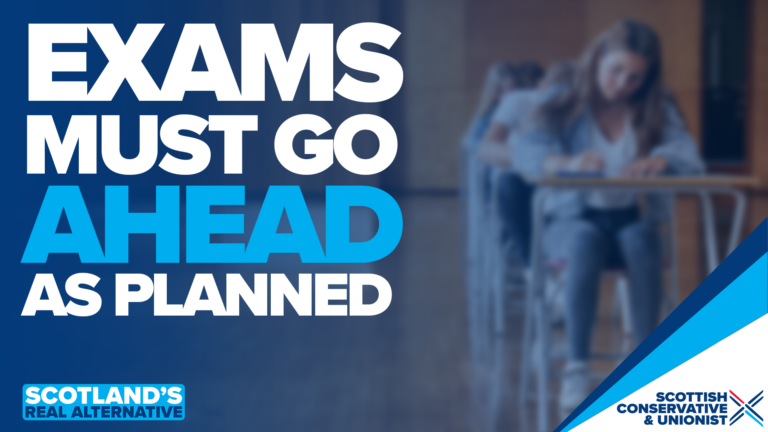 Scottish Conservatives force vote on exams going ahead - Featured Image