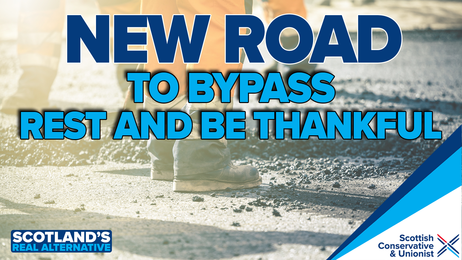 NEW ROAD TO BYPASS REST AND BE THANKFUL Web Graphic Quick guide to key Scottish Conservative policies