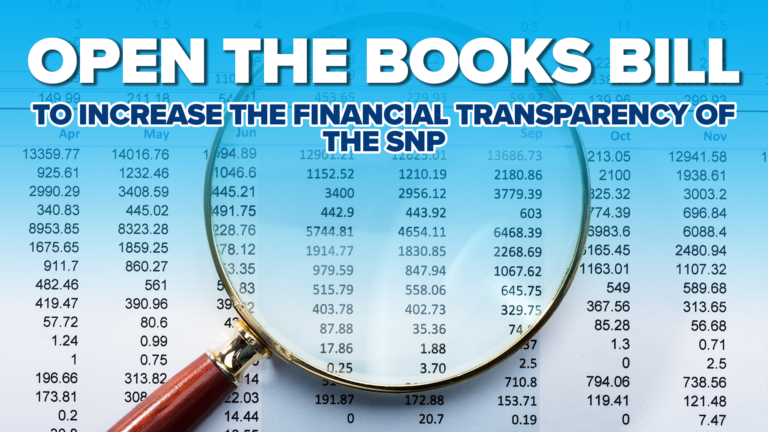 Scottish Conservatives reveal plans for Open the Books Bill - Featured Image