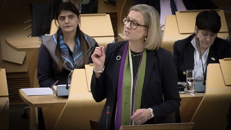 Scottish Conservative MSP Rachael Hamilton debates the Gender Recognition Reform Bill in the Scottish Parliament