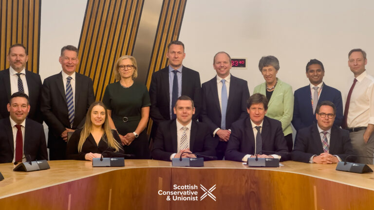 New Shadow Cabinet Scottish Conservatives