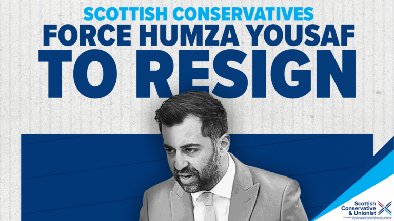 Scottish Conservatives force Humza Yousaf to resign