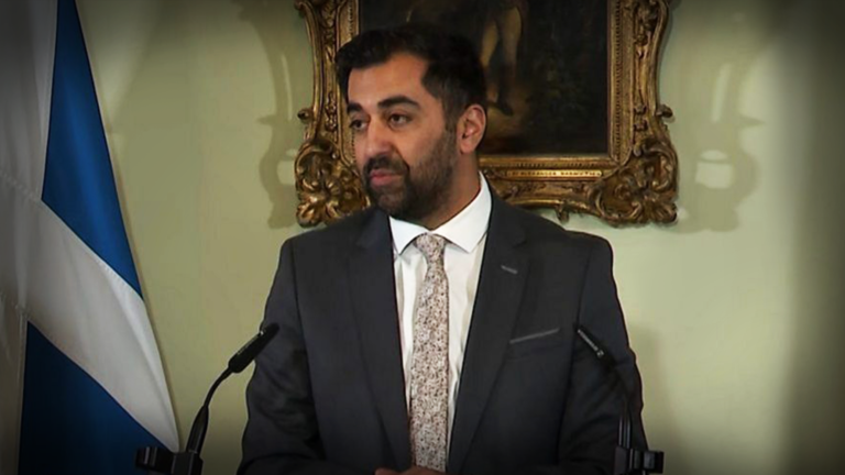 Humza Yousaf's resignation at Bute House