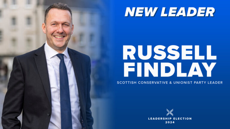 Russell Findlay has been elected as the new leader of the Scottish Conservatives