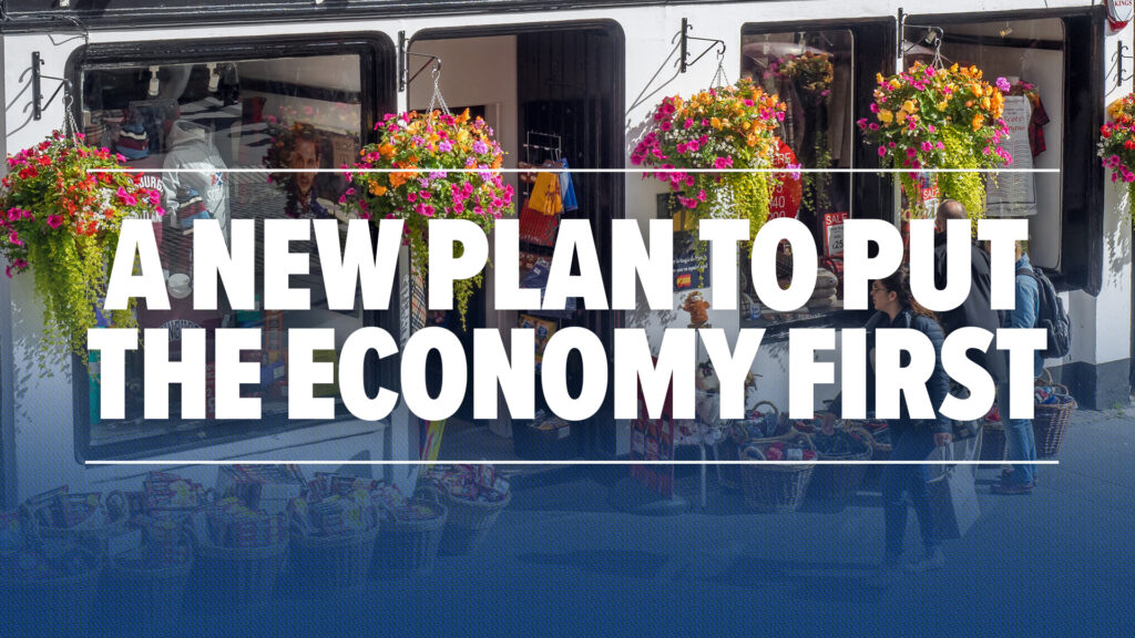 A new plan to put the economy first