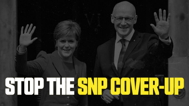 Stop SNP Cover UP Scottish Conservatives
